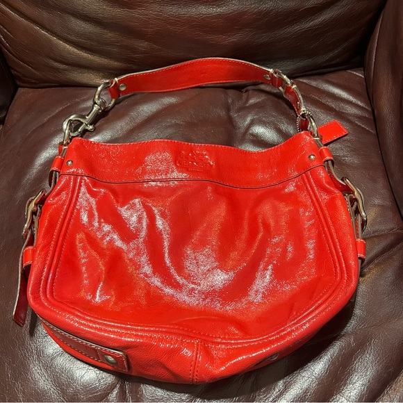 Coach Bags Coach Zoe Hobo Patent Leather Perowned Poshmark